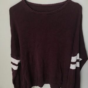 Burgundy Brandy melville sweater